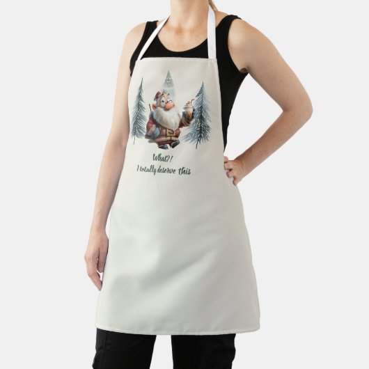 Personalized Santa Apron エプロン (インサイチュ)