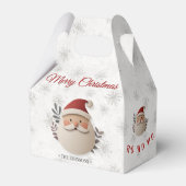 Personalized Santa Christmas – Holiday Favor Box フェイバーボックス (裏面サイド)
