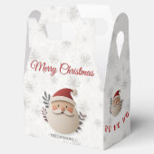 Personalized Santa Christmas – Holiday Favor Box フェイバーボックス (オープン)