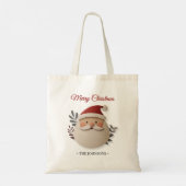Personalized Santa Christmas – Holiday Tote Bag トートバッグ (裏面)