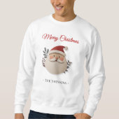 Personalized Santa Christmas Sweatshirt for Men スウェットシャツ (正面)