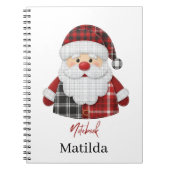 Personalized Santa notebook  ノートブック (正面)