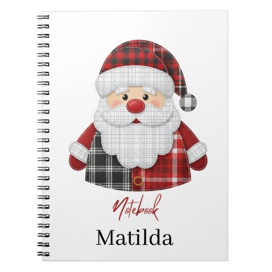 Personalized Santa notebook  ノートブック (正面)