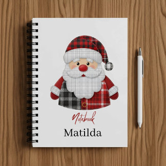 Personalized Santa notebook  ノートブック