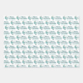 Personalized Santa Wrapping Paper Sheets ラッピングペーパーシート (正面2)