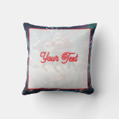 Personalized Santa's High-Tech Delivery Drone クッション (裏面)