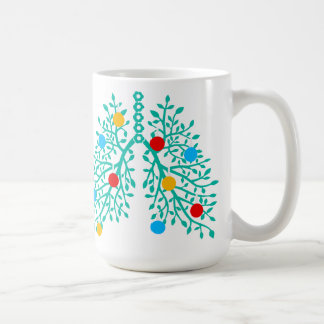 Personalized Santa's Pulmonary technologist コーヒーマグカップ