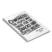 Personalized Sassy Workplace Humor ノートブック (右側)