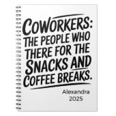 Personalized Sassy Workplace Humor ノートブック (正面)