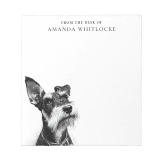 Personalized Schnauzer ノートパッド