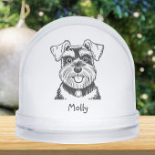 Personalized Schnauzer Dog Christmas