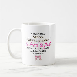 Personalized School Administrato Appreciation Gift コーヒーマグカップ