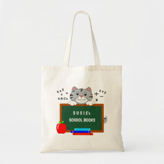 Personalized School Book Tote Bags トートバッグ