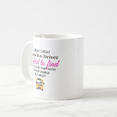 Personalized School Bus Driver Appreciation Gift コーヒーマグカップ (正面左)