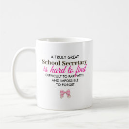 Personalized School Secretary Appreciation Gift コーヒーマグカップ