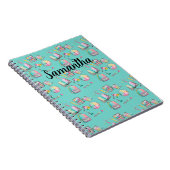 Personalized School Supplies Spiral Notebook ノートブック (右側)