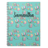 Personalized School Supplies Spiral Notebook  ノートブック (正面)