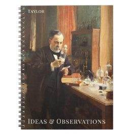 Personalized Science Notebook – Louis Pasteur Art ノートブック