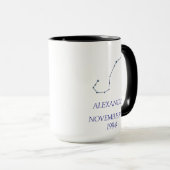 Personalized Scorpio Constellation Mug - Custom St マグカップ (正面右)