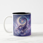 Personalized Scorpio Zodiac Mug ツートーンマグカップ (左)