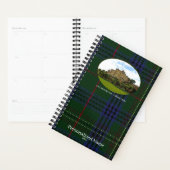 Personalized Scottish Clan Kennedy Tartan & Castle プランナー手帳 (ディスプレー)