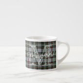 Personalized Scottish Plaid Coffee Mini Mug エスプレッソカップ (右)