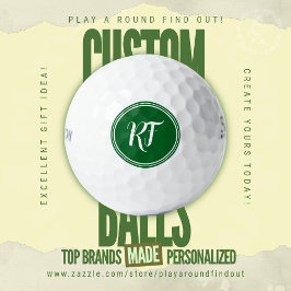 Personalized Script Monogram Wilson Ultra Distance ゴルフボール