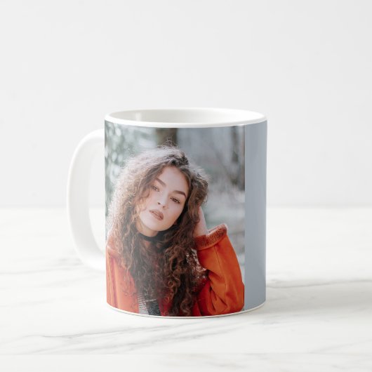 Personalized Script Mug for Her コーヒーマグカップ (正面左)