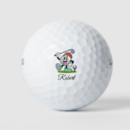  Personalized Script Name Funny Golf Balls ゴルフボール