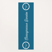 Personalized Script Yoga Mat with Name for Women ヨガマット (正面)