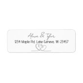 Personalized Scripts Heart to Heart   ラベル (正面)