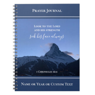 Personalized Scripture Prayer Journal Alps Photo ノートブック