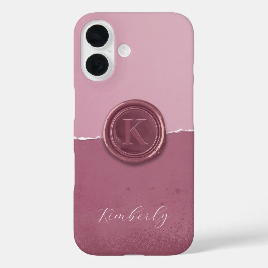 Personalized Sealing Wax Case-Mate iPhoneケース (裏面)