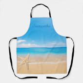 Personalized Seaside Beach Apron エプロン (正面)