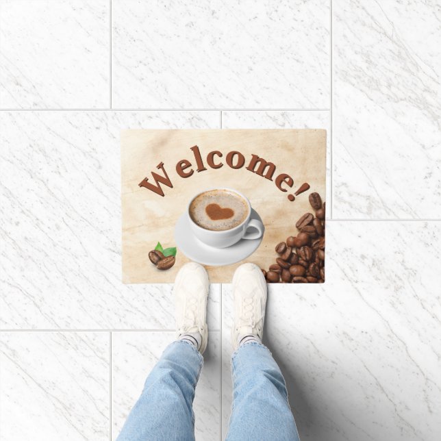 Personalized Seaside Welcome Doormat ドアマット (室内)