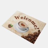 Personalized Seaside Welcome Doormat ドアマット (アングル)