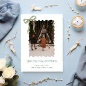 Personalized Seasonal Card | Festive Family saying 招待状