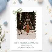 Personalized Seasonal Card | Festive Family saying 招待状