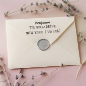 Personalized Self Inking Address Name Stamp セルフインキングスタンプ