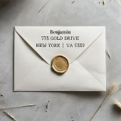 Personalized Self Inking Address Name Stamp セルフインキングスタンプ