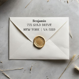 Personalized Self Inking Address Name Stamp セルフインキングスタンプ