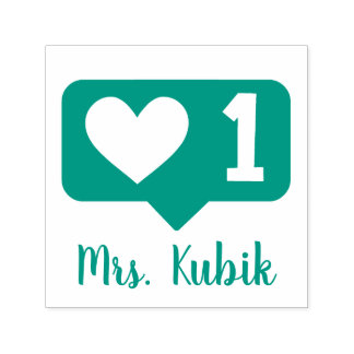 Personalized Self-Inking Teacher Stamp セルフインキングスタンプ