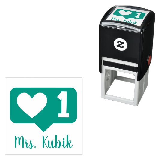 Personalized Self-Inking Teacher Stamp セルフインキングスタンプ (インサイチュ)