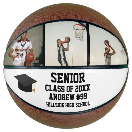 Personalized Senior Night Class Of 2026 Graduation バスケットボール (正面)