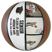 Personalized Senior Night Class Of 2026 Graduation バスケットボール (縦)