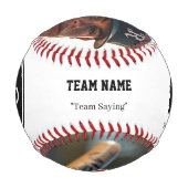 Personalized Senior Night Party Players Keepsake 野球ボール (裏面)