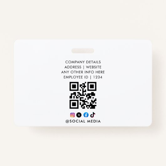 Personalized Service Dog Badge バッジ (裏面)