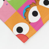 Personalized Sesame Street Character Eyes Pattern フリースブランケット (角)