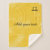 Personalized Sherpa Blanket for Cozy Baby Snuggles シェルパブランケット (正面)