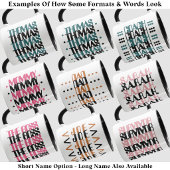 Personalized Short Custom Name Brnt Hidden Message マグカップ